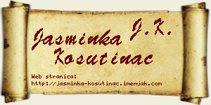 Jasminka Košutinac vizit kartica